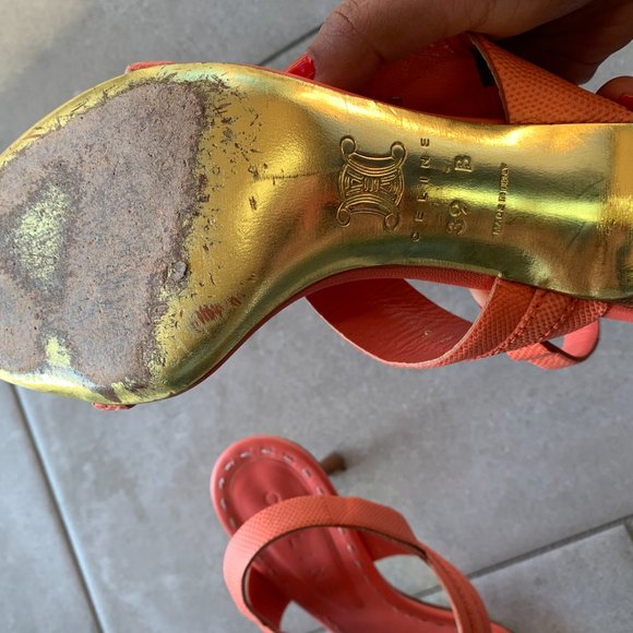 Celine Leather Sandals - Picture 4 of 4